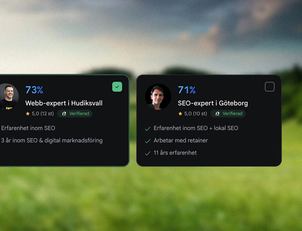 AI matchning byrå frilansare Partna